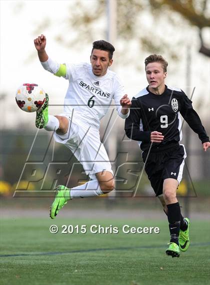 Thumbnail 3 in Honeoye Falls-Lima vs. Greece Olympia (Section 5 Class A2 Semifinal) photogallery.