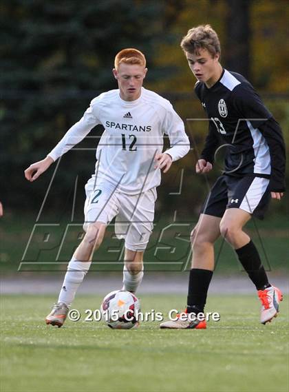 Thumbnail 1 in Honeoye Falls-Lima vs. Greece Olympia (Section 5 Class A2 Semifinal) photogallery.