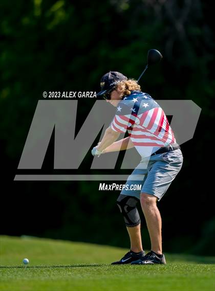 Thumbnail 2 in UIL 1A Boys Golf Finals Round 2 photogallery.
