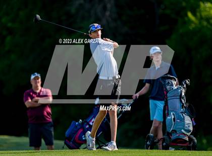 Thumbnail 1 in UIL 1A Boys Golf Finals Round 2 photogallery.