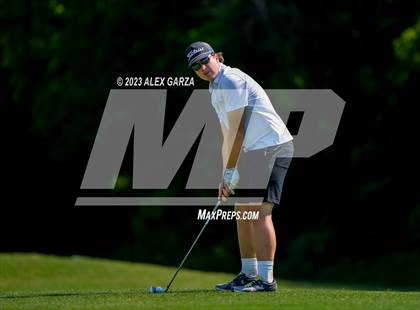 Thumbnail 2 in UIL 1A Boys Golf Finals Round 2 photogallery.