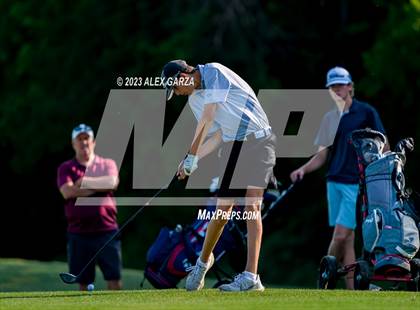 Thumbnail 2 in UIL 1A Boys Golf Finals Round 2 photogallery.