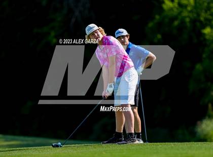 Thumbnail 1 in UIL 1A Boys Golf Finals Round 2 photogallery.