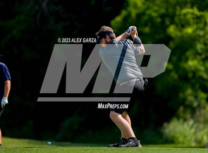 Thumbnail 2 in UIL 1A Boys Golf Finals Round 2 photogallery.