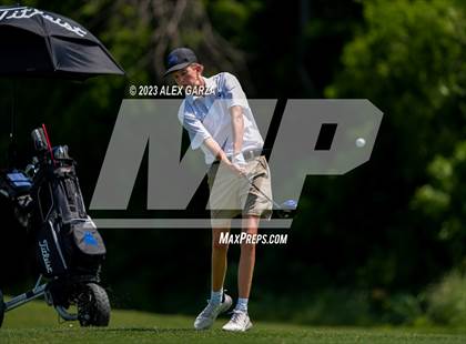 Thumbnail 2 in UIL 1A Boys Golf Finals Round 2 photogallery.