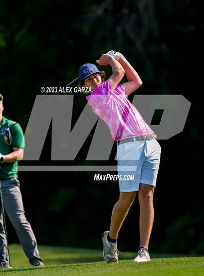 Thumbnail 3 in UIL 1A Boys Golf Finals Round 2 photogallery.