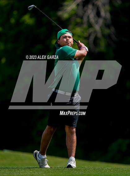 Thumbnail 2 in UIL 1A Boys Golf Finals Round 2 photogallery.