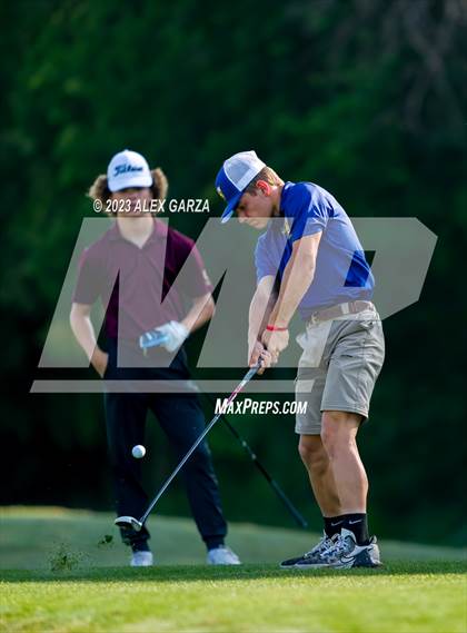 Thumbnail 1 in UIL 1A Boys Golf Finals Round 2 photogallery.