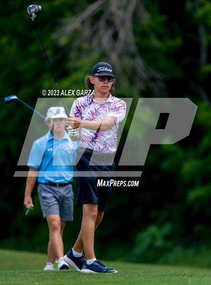 Thumbnail 1 in UIL 1A Boys Golf Finals Round 2 photogallery.