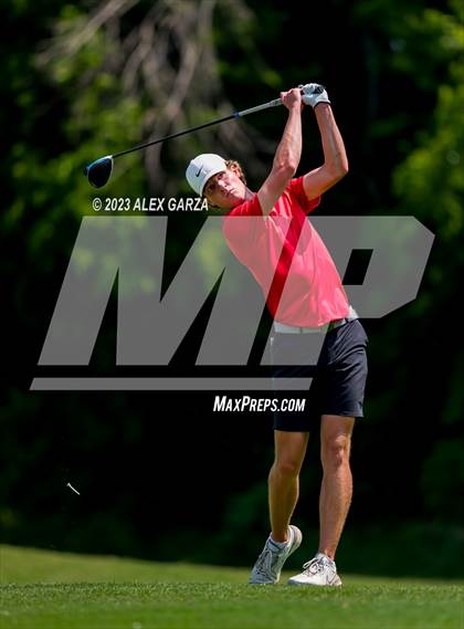 Thumbnail 1 in UIL 1A Boys Golf Finals Round 2 photogallery.