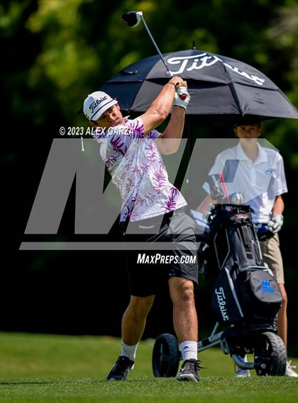 Thumbnail 3 in UIL 1A Boys Golf Finals Round 2 photogallery.