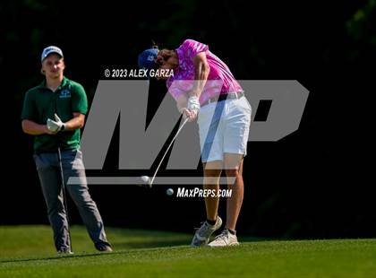 Thumbnail 2 in UIL 1A Boys Golf Finals Round 2 photogallery.