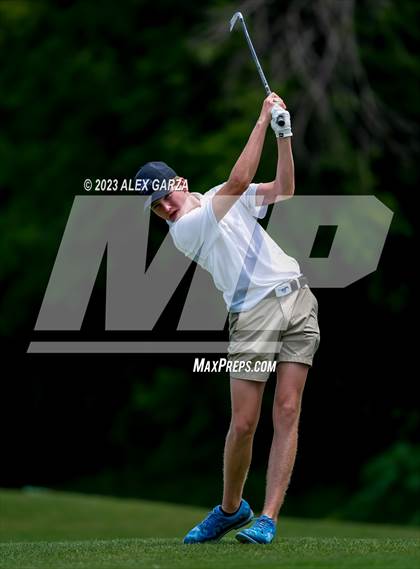 Thumbnail 1 in UIL 1A Boys Golf Finals Round 2 photogallery.