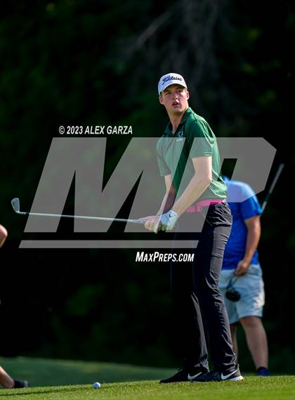 Thumbnail 2 in UIL 1A Boys Golf Finals Round 2 photogallery.