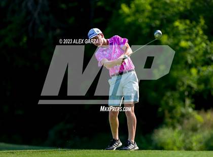 Thumbnail 1 in UIL 1A Boys Golf Finals Round 2 photogallery.
