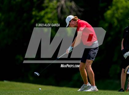 Thumbnail 2 in UIL 1A Boys Golf Finals Round 2 photogallery.