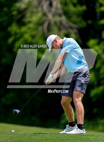 Thumbnail 2 in UIL 1A Boys Golf Finals Round 2 photogallery.