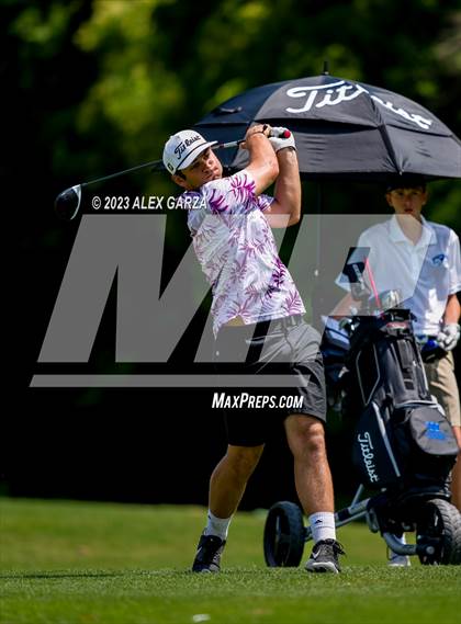 Thumbnail 1 in UIL 1A Boys Golf Finals Round 2 photogallery.