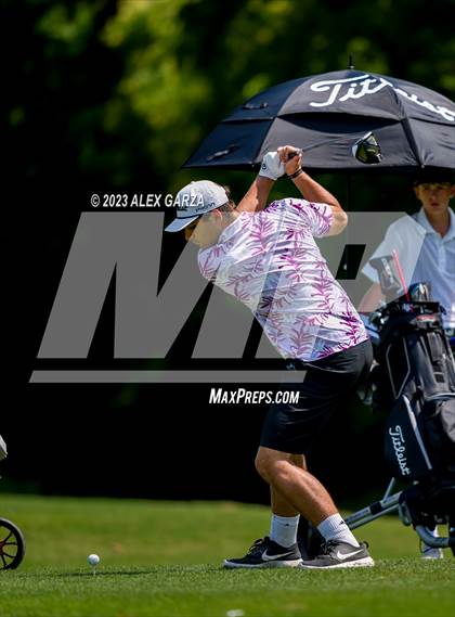 Thumbnail 3 in UIL 1A Boys Golf Finals Round 2 photogallery.