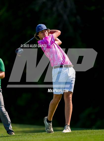 Thumbnail 2 in UIL 1A Boys Golf Finals Round 2 photogallery.