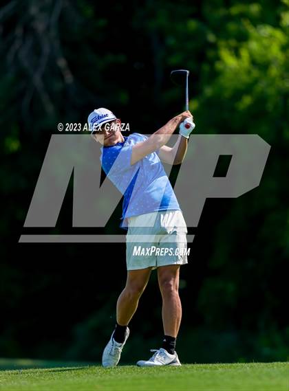 Thumbnail 1 in UIL 1A Boys Golf Finals Round 2 photogallery.