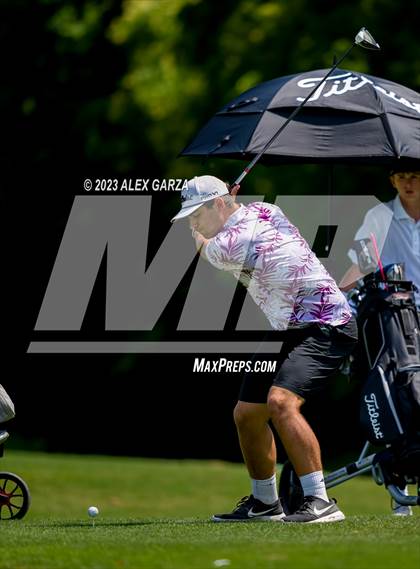 Thumbnail 1 in UIL 1A Boys Golf Finals Round 2 photogallery.
