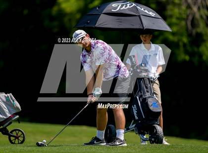 Thumbnail 2 in UIL 1A Boys Golf Finals Round 2 photogallery.