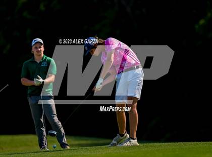 Thumbnail 1 in UIL 1A Boys Golf Finals Round 2 photogallery.