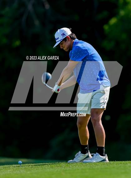 Thumbnail 3 in UIL 1A Boys Golf Finals Round 2 photogallery.