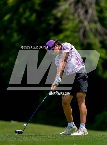 Thumbnail 1 in UIL 1A Boys Golf Finals Round 2 photogallery.