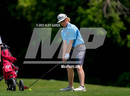 Thumbnail 2 in UIL 1A Boys Golf Finals Round 2 photogallery.
