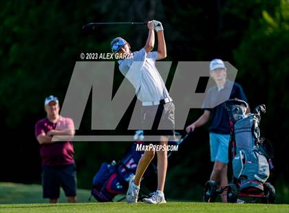 Thumbnail 2 in UIL 1A Boys Golf Finals Round 2 photogallery.