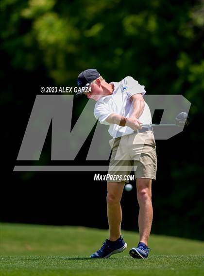 Thumbnail 1 in UIL 1A Boys Golf Finals Round 2 photogallery.