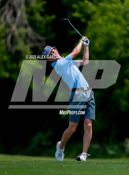 Thumbnail 2 in UIL 1A Boys Golf Finals Round 2 photogallery.