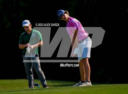 Thumbnail 2 in UIL 1A Boys Golf Finals Round 2 photogallery.