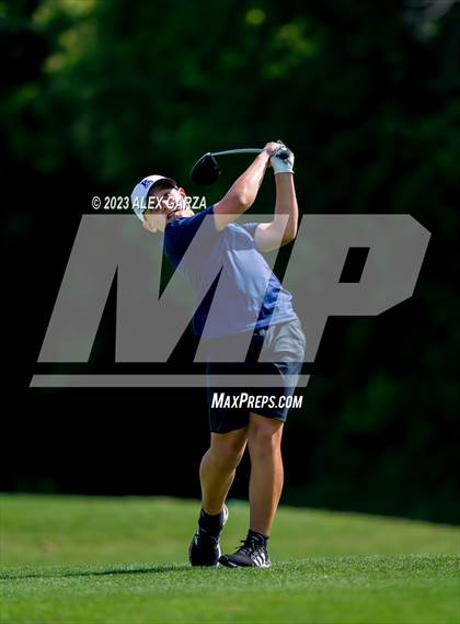 Thumbnail 2 in UIL 1A Boys Golf Finals Round 2 photogallery.