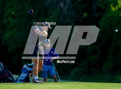 Thumbnail 2 in UIL 1A Boys Golf Finals Round 2 photogallery.