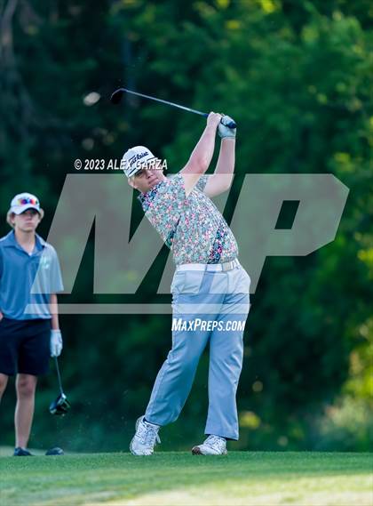 Thumbnail 2 in UIL 1A Boys Golf Finals Round 2 photogallery.