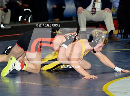 Thumbnail 3 in NYSPHSAA Wrestling Championships (Div.2 - 113 lb. Champ) photogallery.