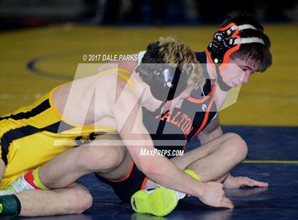 Thumbnail 3 in NYSPHSAA Wrestling Championships (Div.2 - 113 lb. Champ) photogallery.