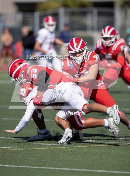 Thumbnail 2 in JV: Orange Lutheran @ Mater Dei photogallery.
