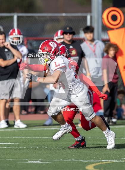 Thumbnail 1 in JV: Orange Lutheran @ Mater Dei photogallery.