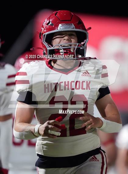 Thumbnail 1 in Hitchcock vs Little River Academy (UIL 3A D1 Football Bi-District) photogallery.