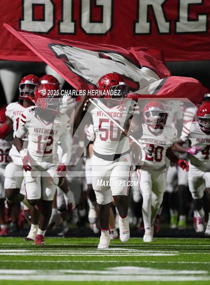 Thumbnail 1 in Hitchcock vs Little River Academy (UIL 3A D1 Football Bi-District) photogallery.
