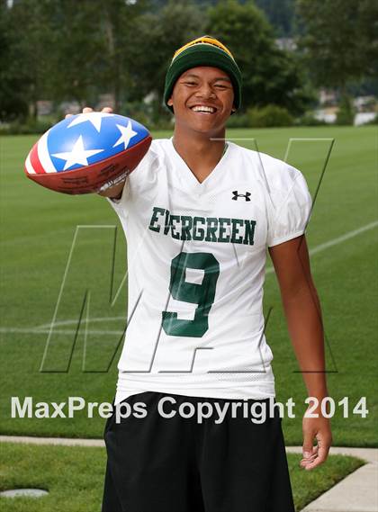 Thumbnail 1 in Evergreen (USA Football/MaxPreps Media Day Event) photogallery.