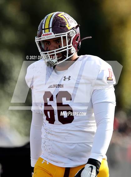 Thumbnail 2 in Arlington @ Salesian College Preparatory (CIF State 6-A Championship) photogallery.