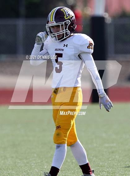 Thumbnail 3 in Arlington @ Salesian College Preparatory (CIF State 6-A Championship) photogallery.