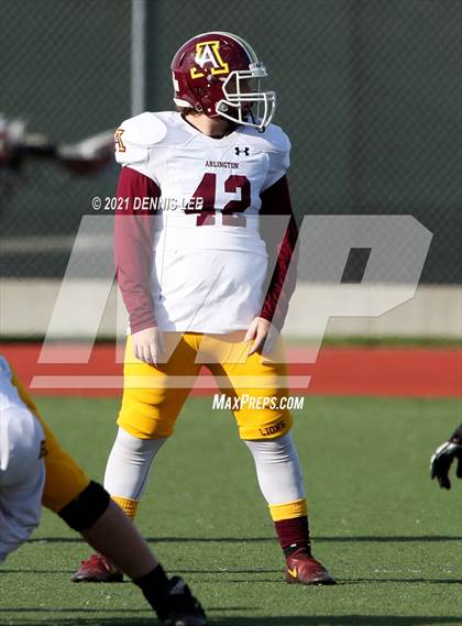 Thumbnail 2 in Arlington @ Salesian College Preparatory (CIF State 6-A Championship) photogallery.