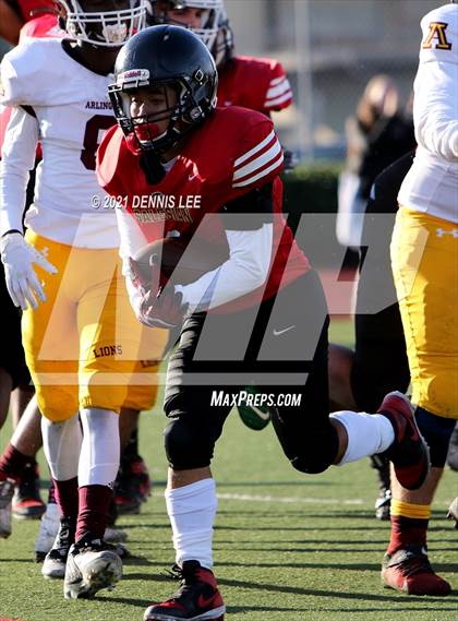 Thumbnail 1 in Arlington @ Salesian College Preparatory (CIF State 6-A Championship) photogallery.
