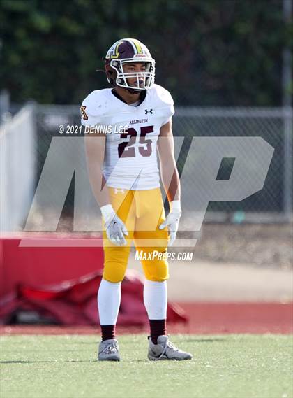 Thumbnail 3 in Arlington @ Salesian College Preparatory (CIF State 6-A Championship) photogallery.